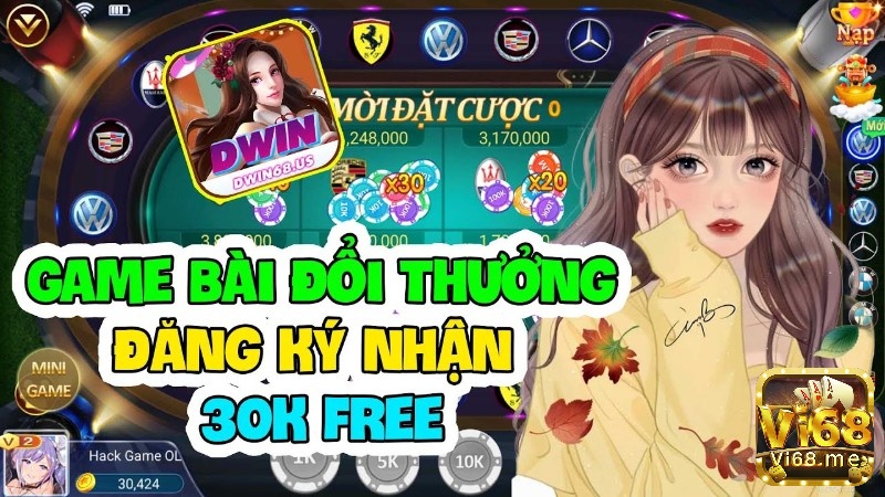 Game bài đổi thưởng trực tuyến tặng 100k