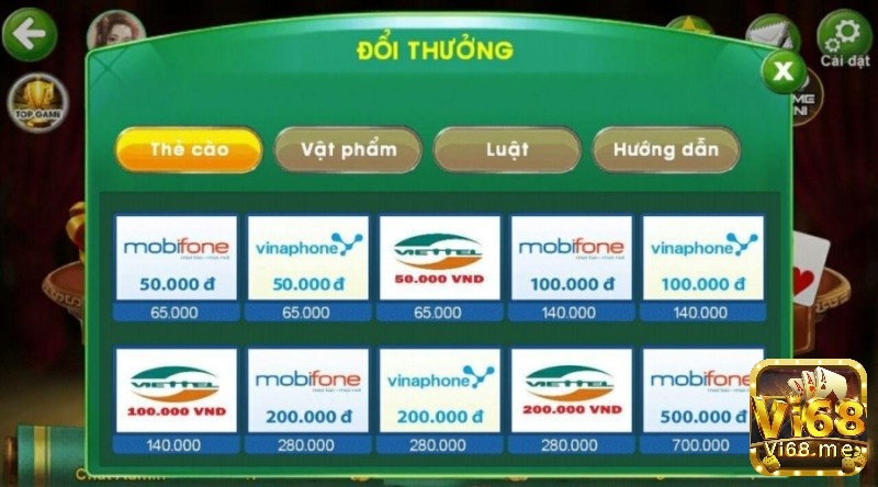 bài đổi thẻ