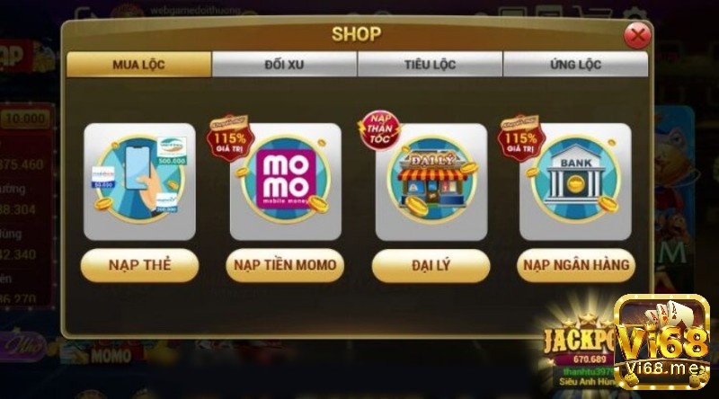 Khuyến mãi hot khi tham gia chơi game đổi tiền thật tại Lộc89