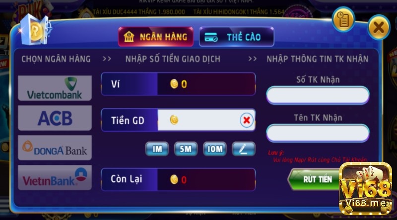 Nhiều phương thức đổi thưởng khi chơi đánh bài online đổi thưởng tại Rik Vip