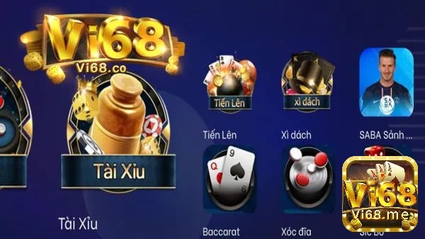 Giao diện cổng game bài đổi thưởng minh bạch Vi68