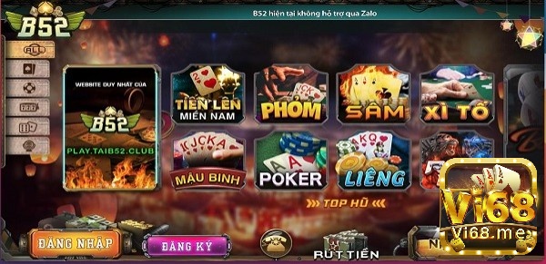 B52 - Bom tấn của làng game bài đổi thưởng trực tuyến