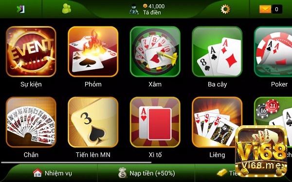 Tham gia game bài tại BigKool