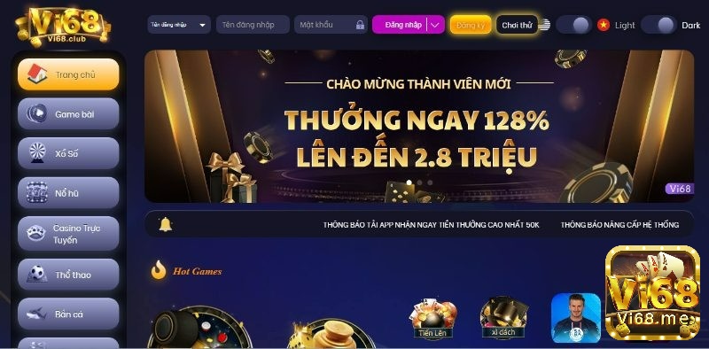 Tải ngay Vi68 để chơi game bài hay và hàng trăm trò chơi khác