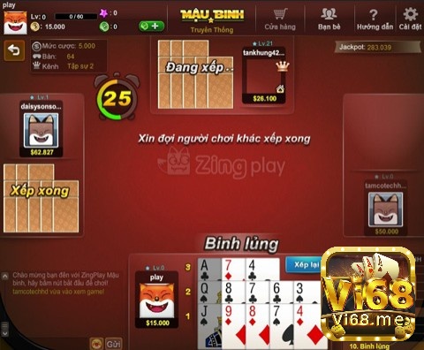 Luật chơi game danh bai onlai mậu binh cơ bản