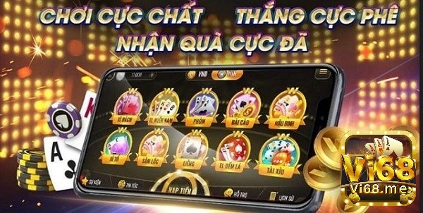 Choi game danh bai online truc tuyen uy tín tại Vi68