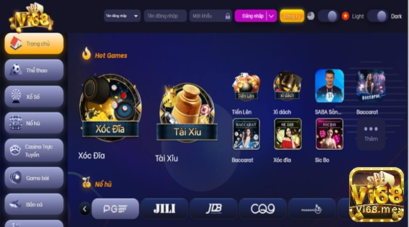 Kho game cá cược siêu cấp tại cong game doi thuong Vi68