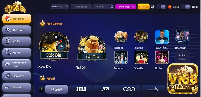 Đâu là tựa game danh bai doi tien mat Vi68 được yêu thích?