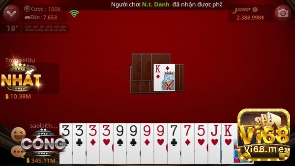 Tiến lên là game đánh bài trực tuyến được nhiều người lựa chọn