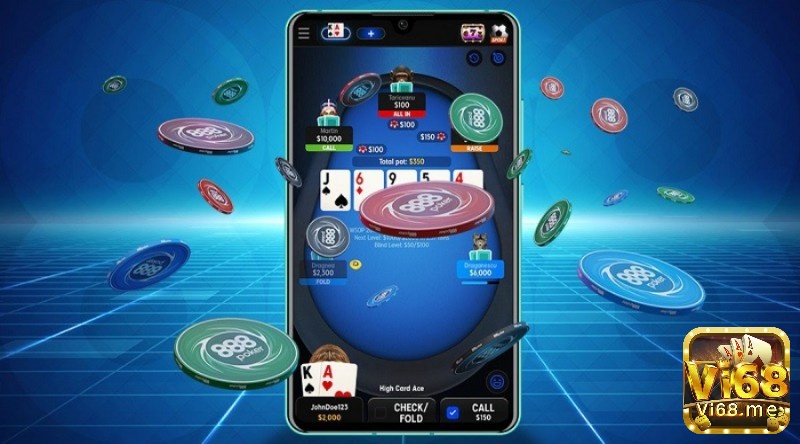 Bài trực tuyến Poker Vi68 và cách chơi chi tiết cho tân thủ