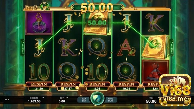 Slot cung cấp 100x vòng quay tự động và có thể tùy ý điều chỉnh số tiền cược 