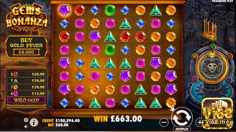 Game slot chủ đề trang sức này có các vị thần Aztec xung quanh