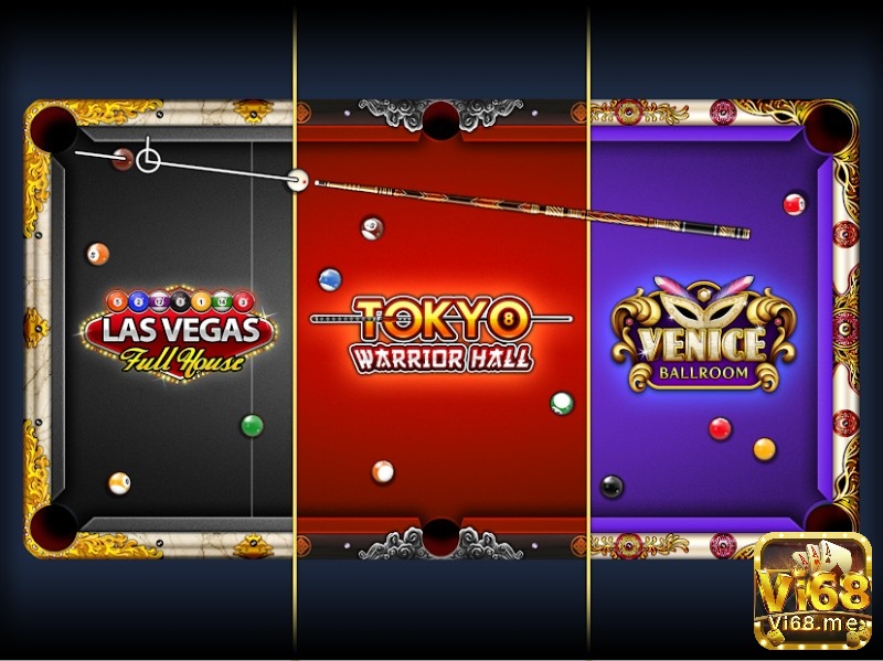 Các trận đấu trong 8 Ball Pool vô cùng kịch tính