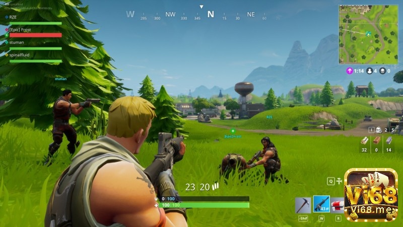 Lối chơi game Fortnite cực đơn giản