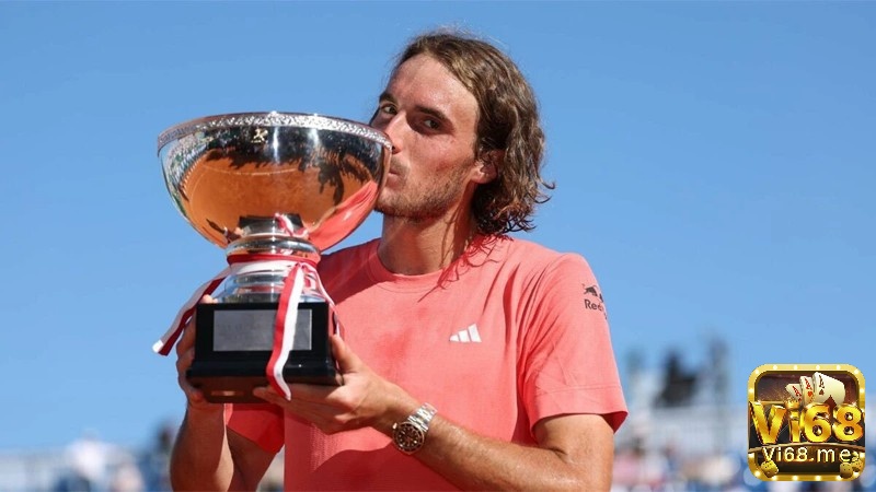 Hình ảnh Stefanos Tsitsipas giành chức vô địch Monte Carlo Masters 2024