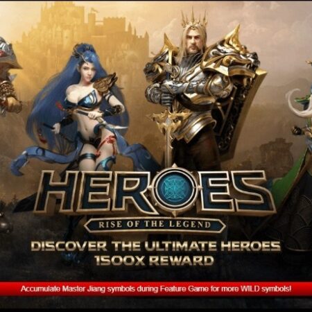 Nổ hũ Heroes: Slot của Spade về bốn vị anh hùng, RTP 97,97%